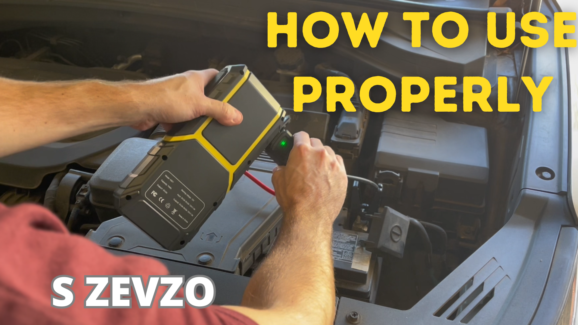 Watch Everything to know about the S ZEVZO portable jump starter